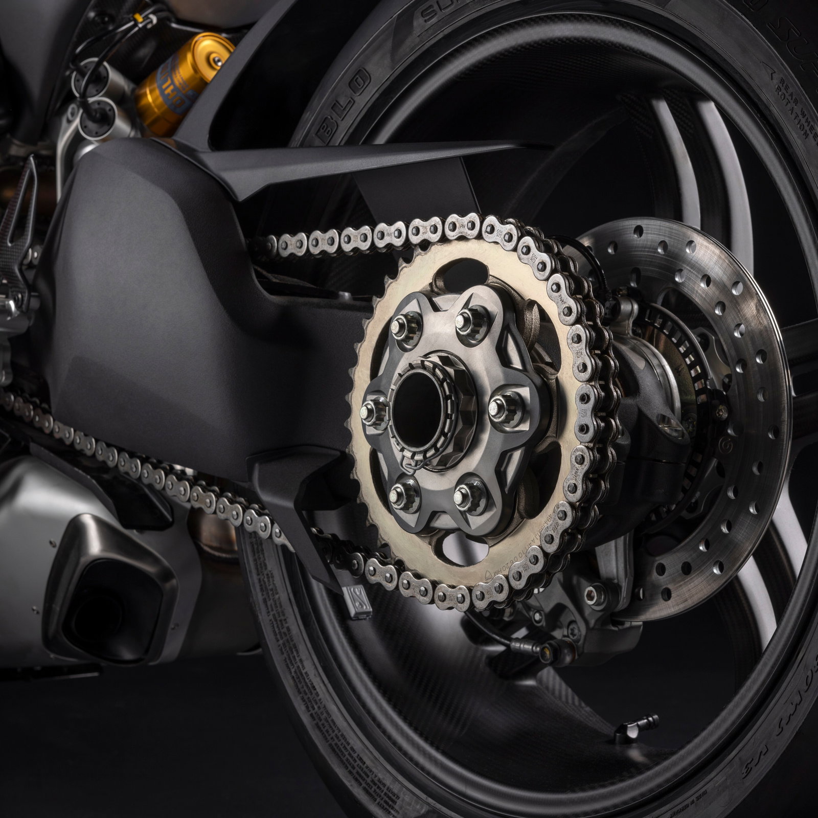 Ducati Panigale V4 SP2 single-sided swingarm